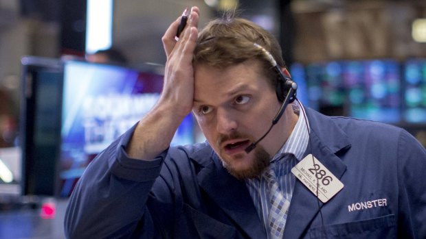Another hectic day for traders on the floor of the New York Stock Exchange.