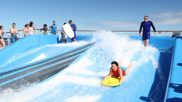 Voyager of the Seas flowrider.