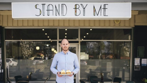 Ben Holland at the Stand By Me cafe at Lyons shops.
