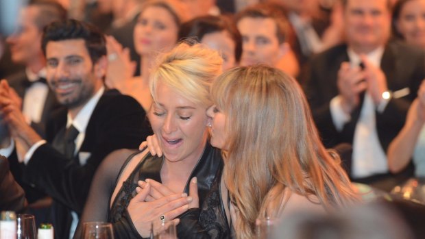 And the winner is: Asher Keddie feels the love.