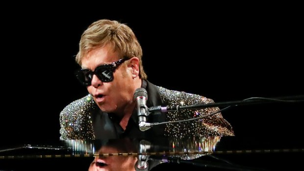 Rock legend Elton John is touring Australia, a country he says has the opportunity to end HIV transmission.