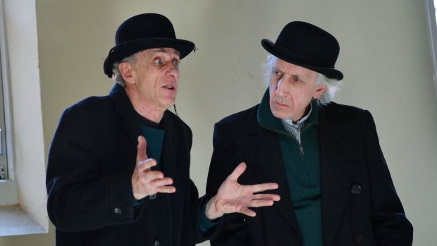 John Jacobs (left) and William Henderson reprise their roles in Waiting for Godot 40 years on.