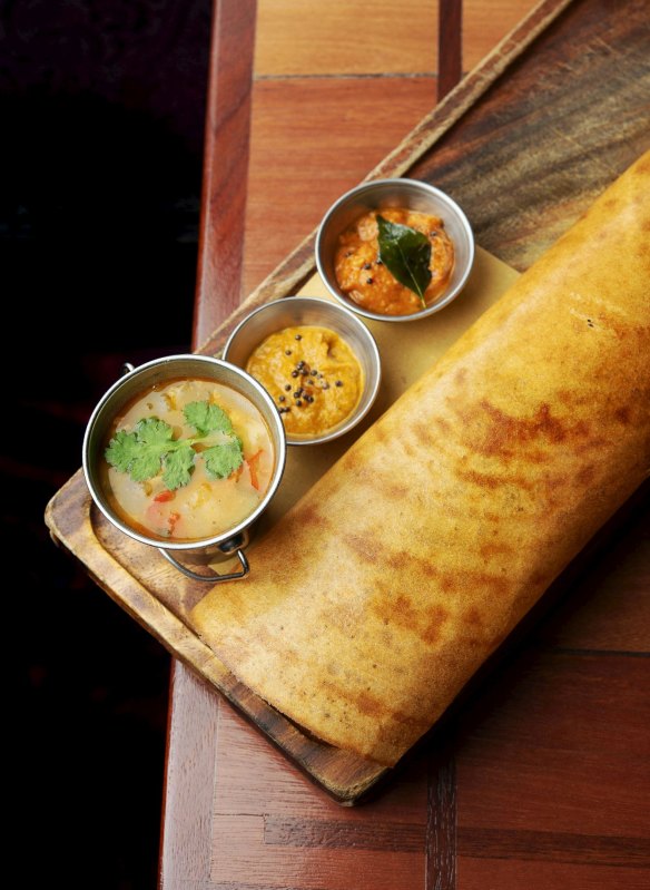 Masala dosa would be a great way to kick-start the day if Abhi's opened for breakfast.