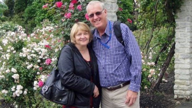 Mary and Rodney Burrows, who were on MH370. 