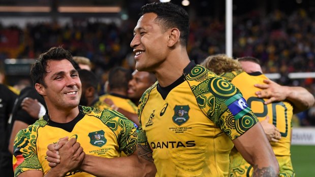 The Land Rover deal means Wallabies stars Nick Phipps and Israel Folau have more to smile about.