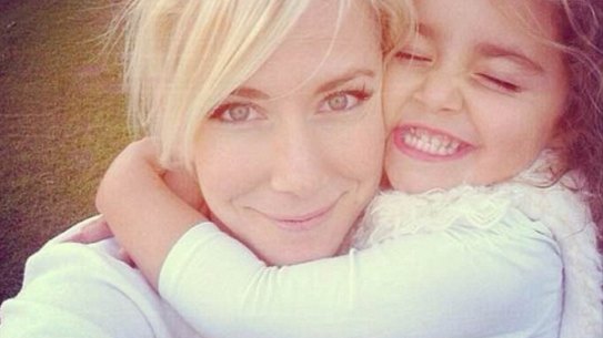Sally Faulkner with daughter Lahela, 6.
