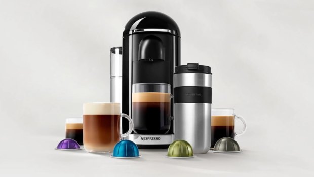 The Vertuo range covers tiny espressos to great big travel mugs.