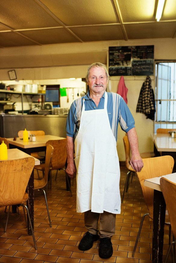 Michael Scandiuzzo, whose restaurant No Name was famous for spaghetti bolognese and red cordial.