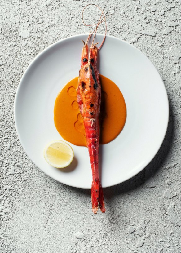 Scarlet prawns are a new menu favourite.