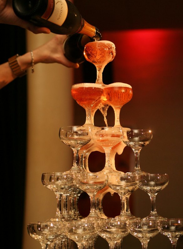 A champagne tower of <i>Gatsby</i>-era coupes.