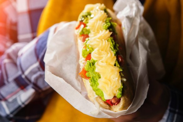 Pick up a completo: Hotdogs go all out at La Paula in Fairfield.