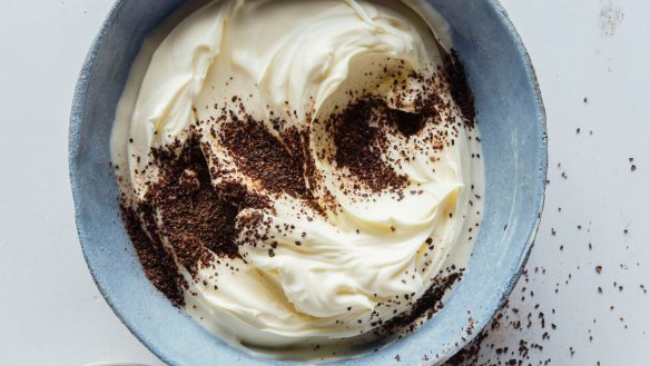 This creme fraiche makes the perfect accompaniment to a rich dessert.