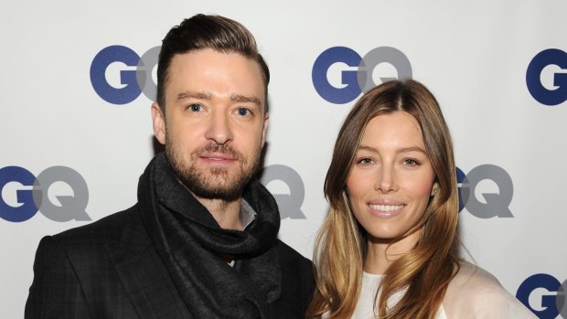 Justin Timberlake has shared a picture of wife Jessica Biel with newborn son Silas.