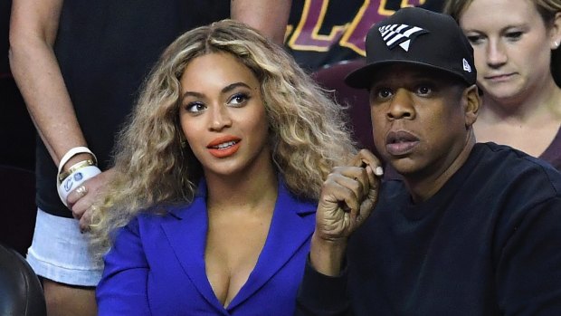 Beyonce and Jay Z attend Game 6 of the 2016 NBA Finals between the Cleveland Cavaliers and the Golden State Warriors at Quicken Loans Arena on June 16, 2016 in Cleveland, Ohio.