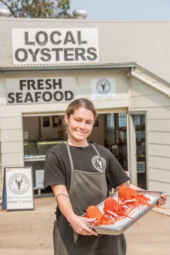 Kirsty-Lee McCoy from Narooma Bridge Seafoods, Narooma.