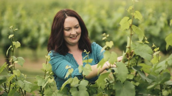 Award winning winemaker Stephanie Helm, who produced a top reisling, Vintner's Daughter.