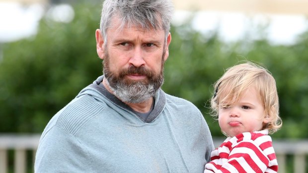 David Gyngell and his son.