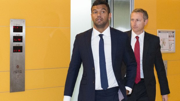 Vindicated: Kurtley Beale says he always told the truth regarding his messages to Di Patston.