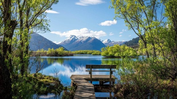 New Zealand’s most beautiful chair can be found in Glenorchy.
