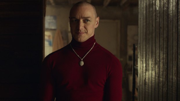 James McAvoy, as the Patricia personality, in <i>Split</i>.