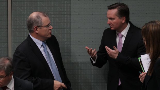 Scott Morrison and Chris Bowen went head to head in a debate on Friday. 