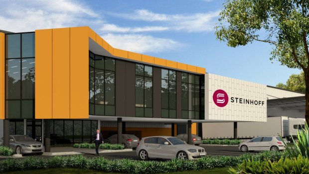 Steinhoff International Holdings has almost doubled the size of its warehouse facilities at Horsley Drive Business Park.