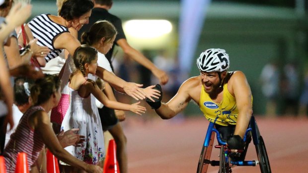Wheelchair racer Kurt Fearnley joins athletics champion Sally Pearson, swimmer Cameron McEvoy and cyclist Anna Meares as ambassadors for the Games.