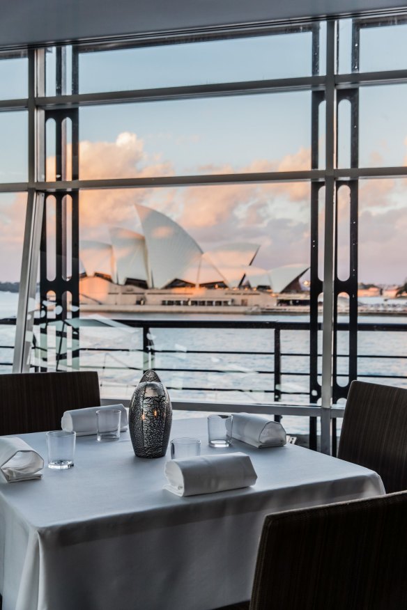 Quay's dining room takes in many of Sydney's best-known landmarks.