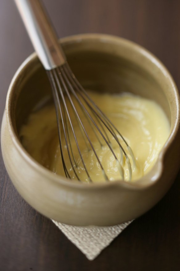 Mayonnaise may help foods retain moisture as they cook on the grill.