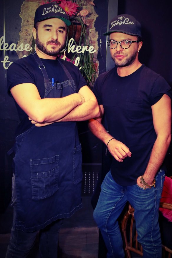 Chef Matty Bennett (left) and Rupert Noffs.