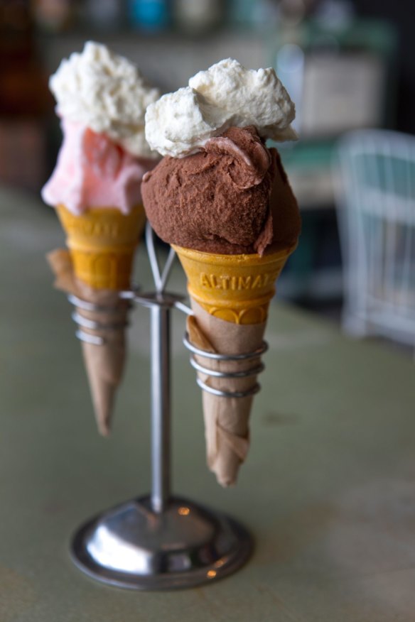 Cones at Cremeria de Luca in Five Dock.