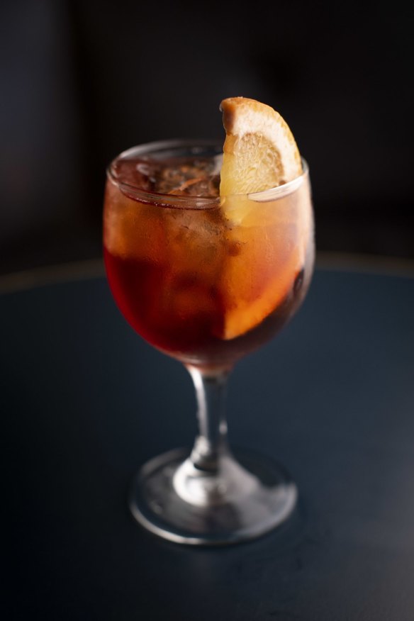 The house spritz with vermouth and pet-nat.