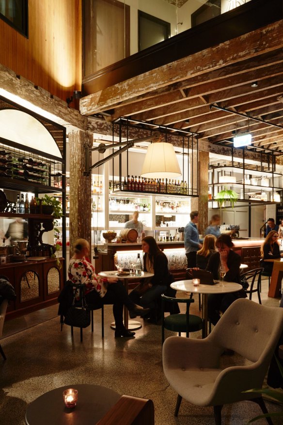 Quirky touches: Inside Mister Percy wine and pinchos bar.