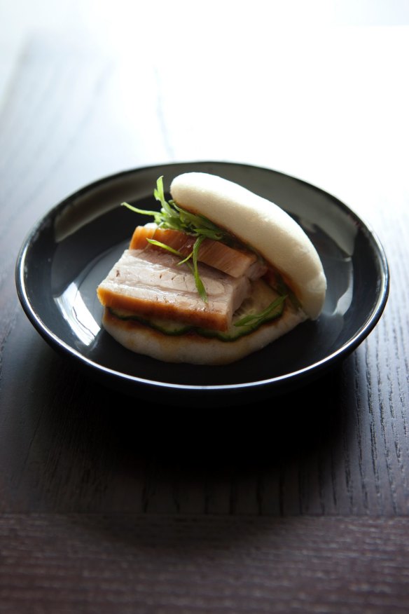 Momofuku Seiobo's pork bun.