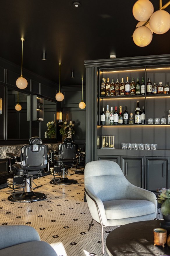 A whisky at Blade and Barrel is delivered with a cut, flatbed wash and massage.
