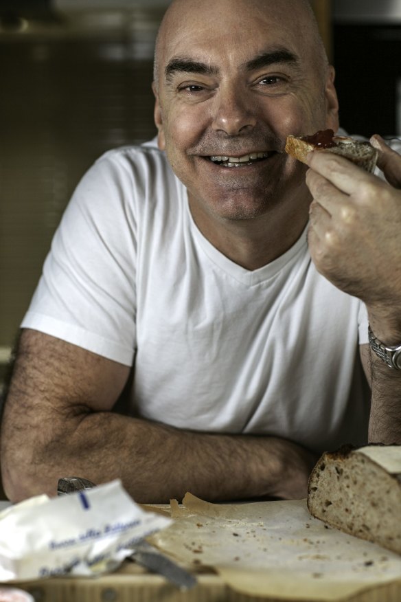 Mark Best with bread, jam and a smile.