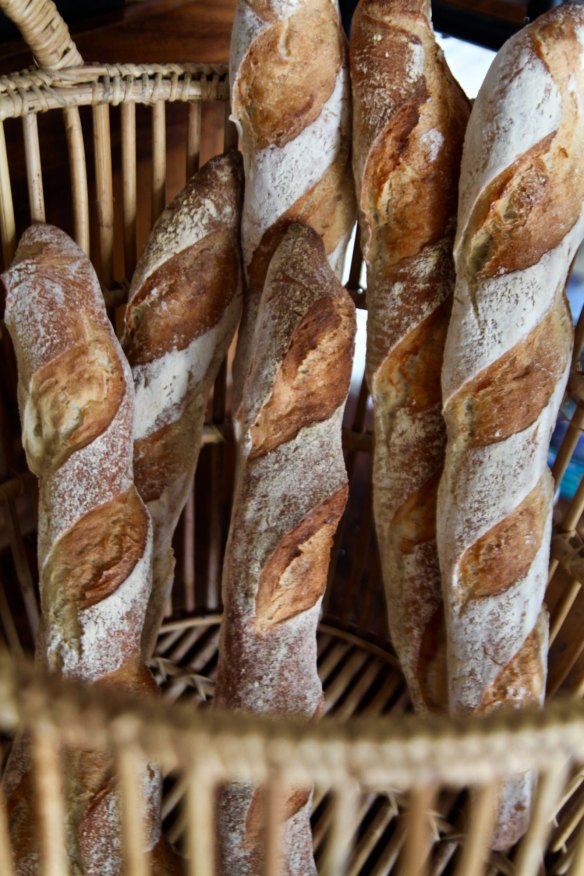 L'Epi D'or Bakery & Cafe's crunchy baguettes sell out before noon. 