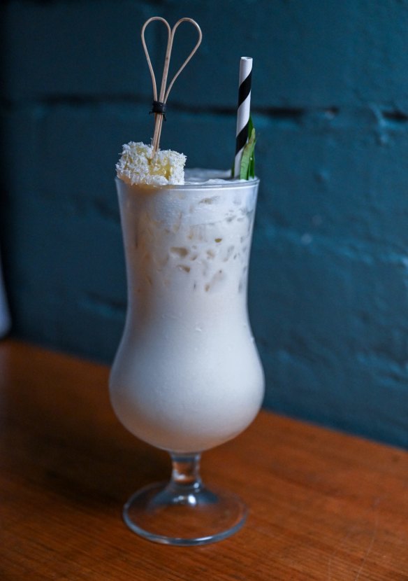 Peena colada cocktail.