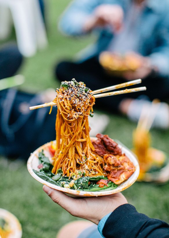 The always-instagrammable Flying Noodles from Flying Noodle/Twistto