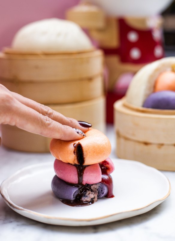 You'll find sweet surprises inside the tear-apart yeti fun bun at Din Tai Fung.