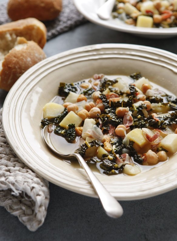 A chunky soup packed full of winter veg.