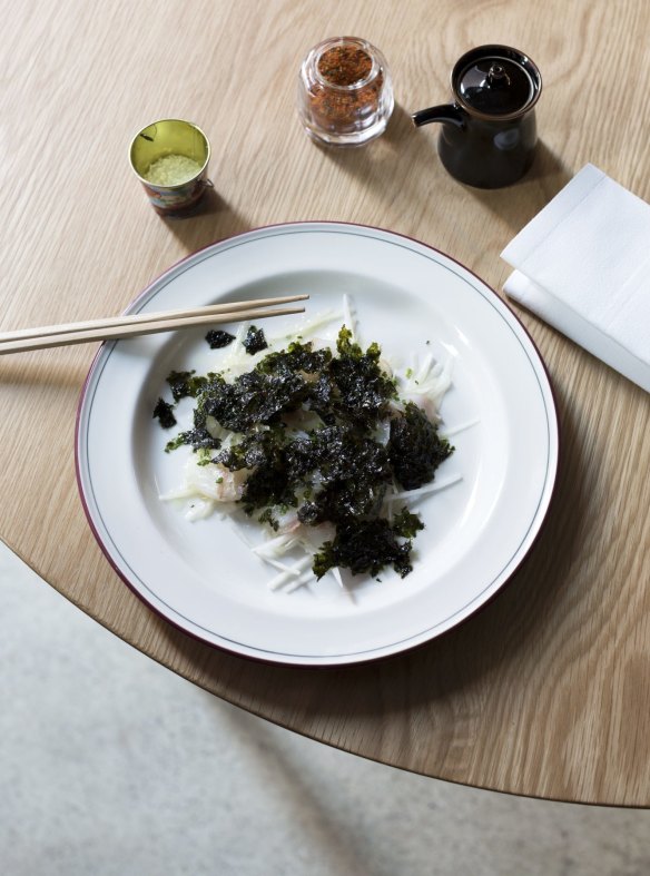 Containers of the spice blend grace the tabletops at Melbourne's Supernormal.