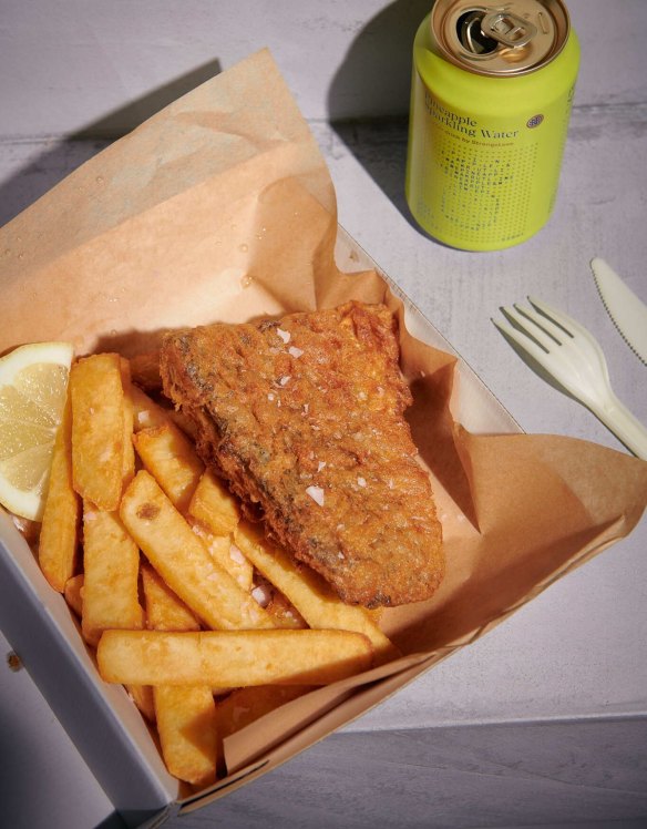 Fish and chips at Scalable in Essendon all come from Australian fisheries, with the exception of Ora King salmon from New Zealand.