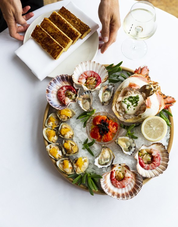 Stokehouse's seafood platter. 
