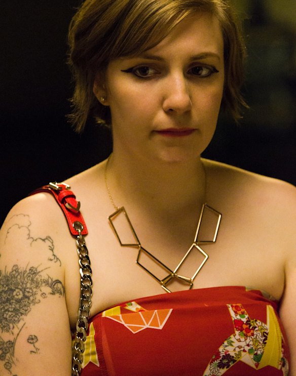 <i>Girls</i> star Lena Dunham.