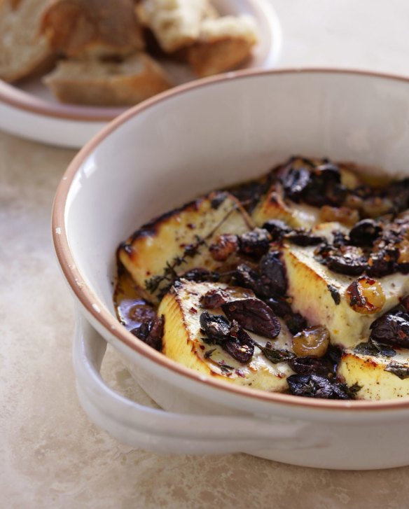 Serve this baked ricotta with crusty bread.