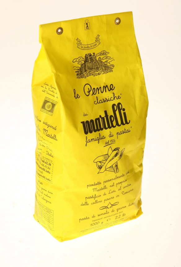 Caterina Borsato is happy to recommend Martelli pasta – "if you have the money!"
 