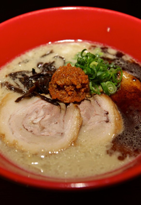 Japanese chain Ippudo brought its creamy tonkatsu, miso and garlic ramen to the city.