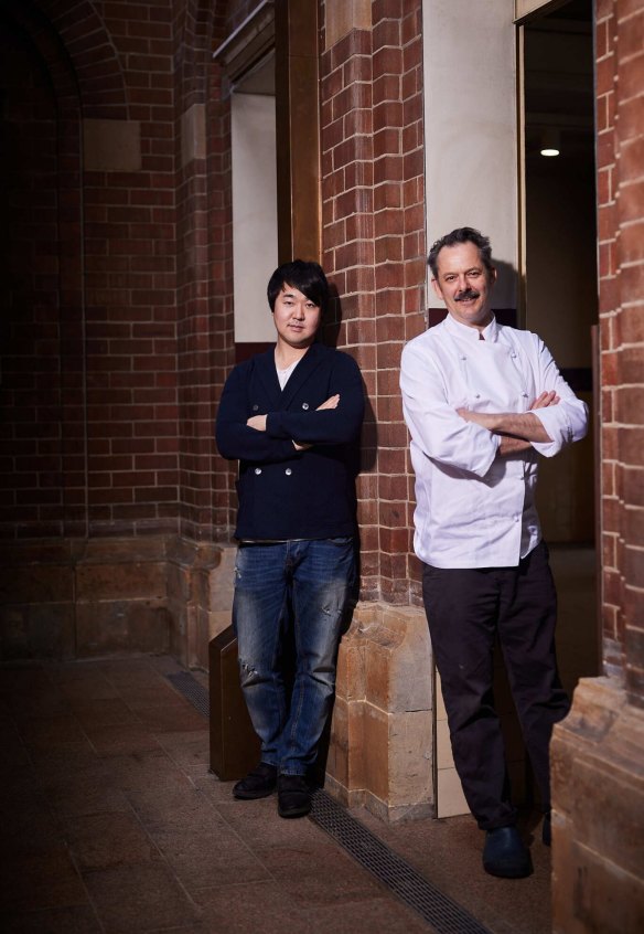 Restaurateur Arthur Choi (left) and chef Eugene Giesinger.
