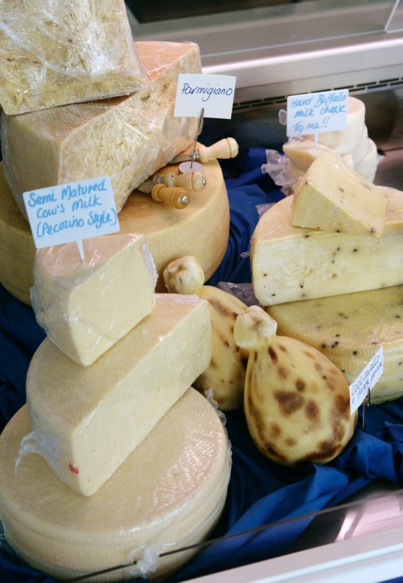 Italian-style cheeses at the original La Latteria in Carlton.